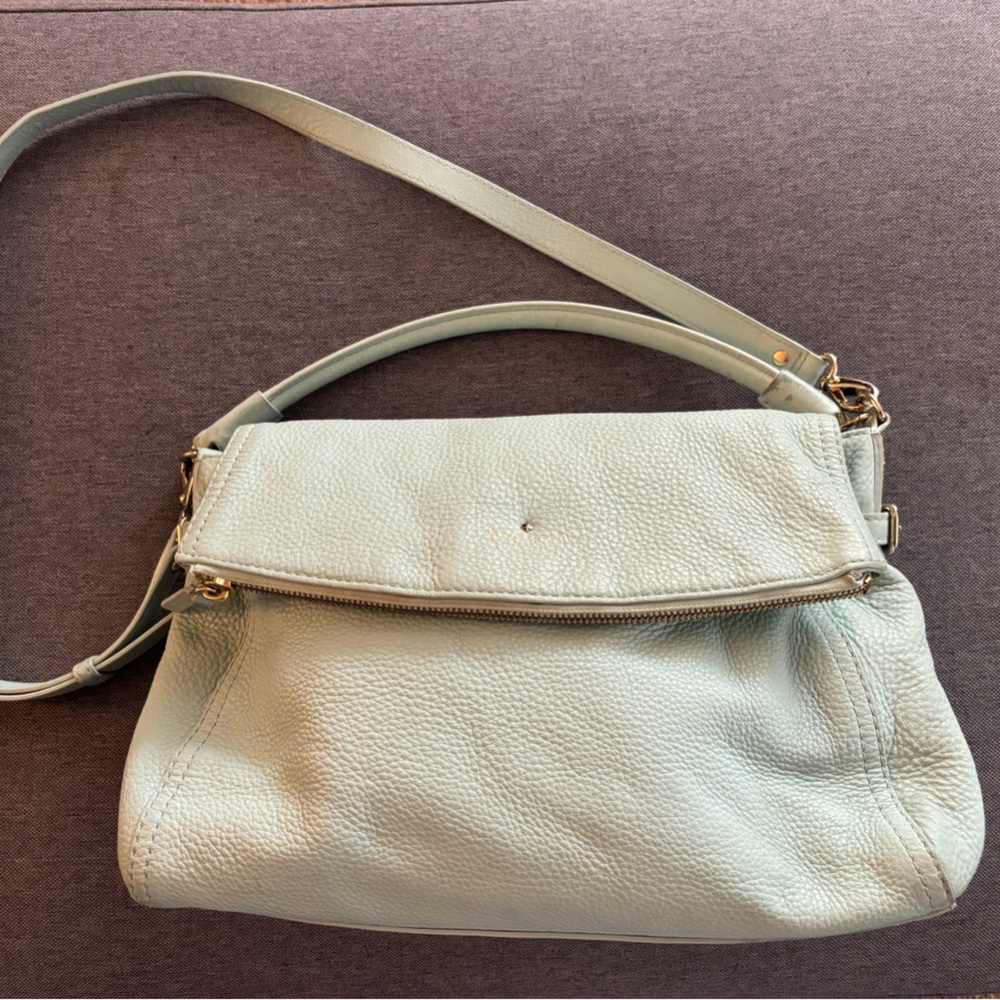 Kate Spade 100% leather Cobble Hill bag in mint